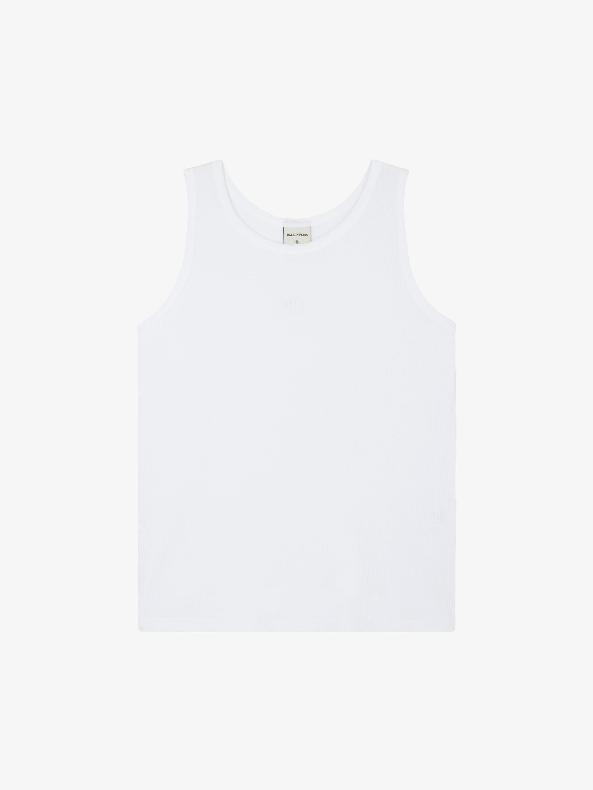 The white waffle tank top 1